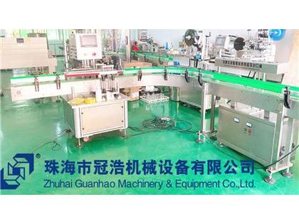 旋蓋機，鋁箔封口機，貼標機，噴碼機，整套生產(chǎn)線(xiàn)已完成生產(chǎn)送貨至客戶(hù)公司