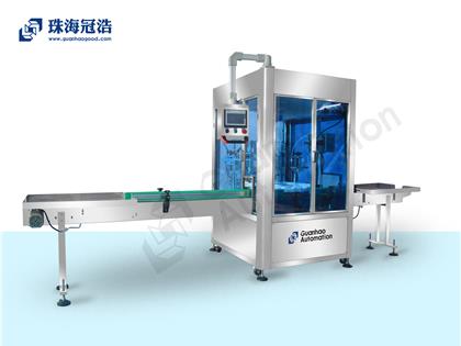 油墨自動(dòng)灌裝、壓塞、旋蓋一體機